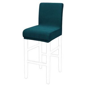 Stretch Bar Stool Covers for Counter Height Side Chair 1Pc Teal